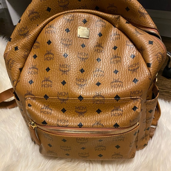 100 percent authentic MCM large backpack main image 5